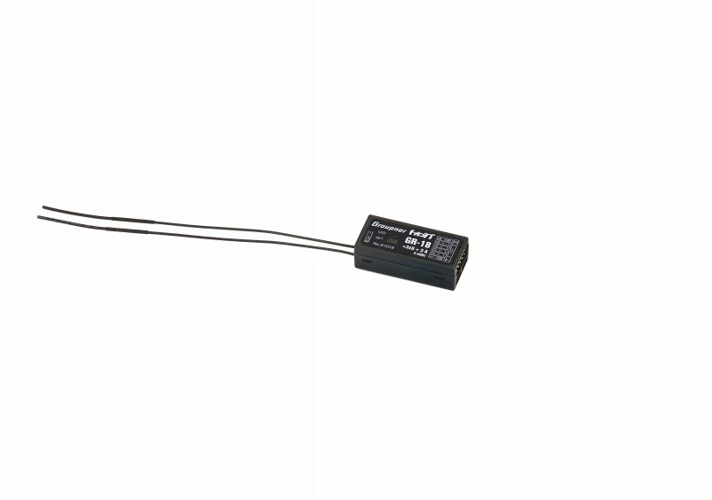Graupner GR-18 + 3XG + 3A HoTT - 2.4 GHz Empfänger 9 Kanäle