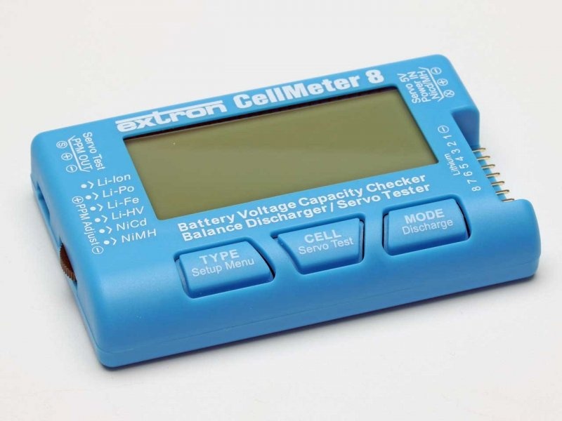 Cell Master 8, Akku- und Servotester