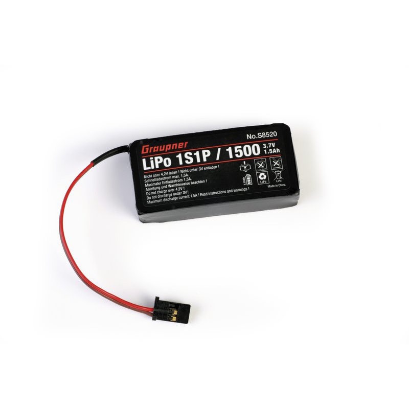 Senderakku für MZ-12 LiPo 1S/1500 mAh 3,7V