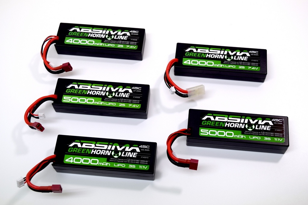 Absima LiPo 7,4V 4000 mAh 45C Hardcase T-Plug