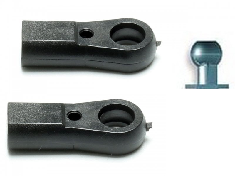 Kugelgelenk Maxi M3 mit Schaft Mohrung 3,1mm , 2 Stück