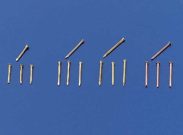 Messingnägel 0,7x12mm (ca 100 Stück)