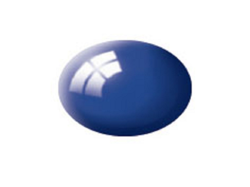 Aqua ultramarinblau, glänzend