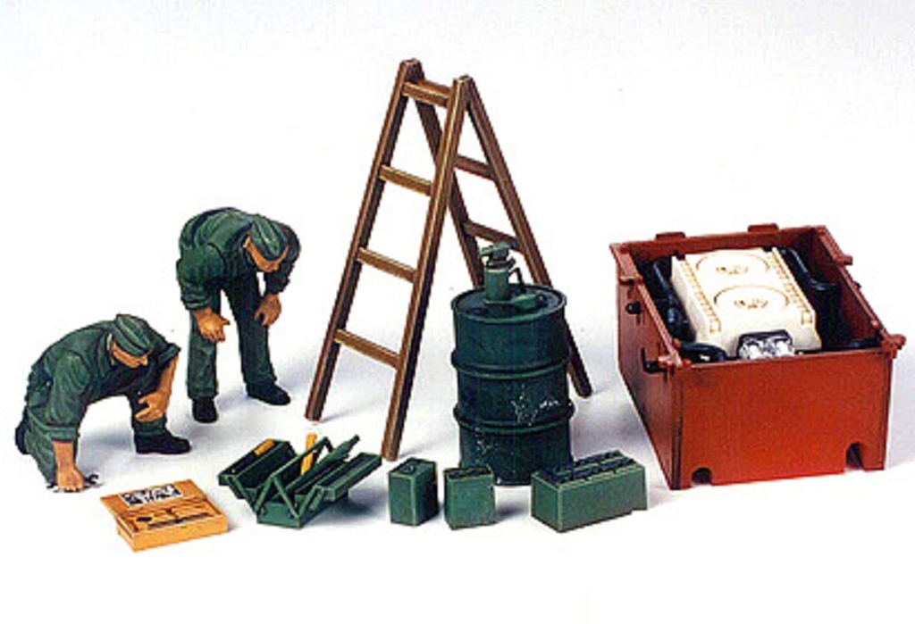 1:35 Diorama-Set Panzer Instandsetzungs-Crew