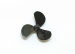 Schiffsschraube 3 Blatt 40mm links M4